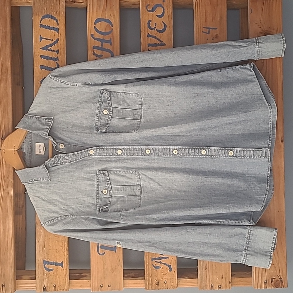 J. Crew denim button up